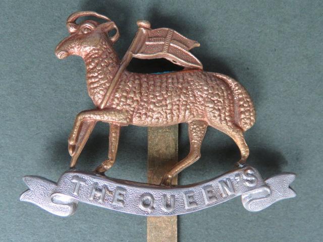 British Army The Queen's Royal Regiment (West Surrey) Cap Badge