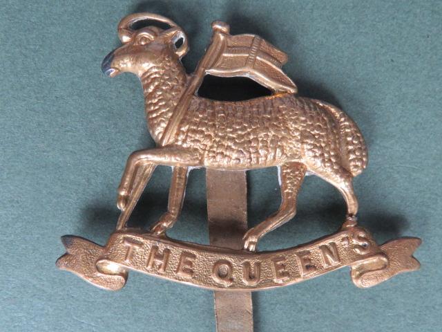 British Army WW1 The Queen's Royal Regiment (West Surrey) Cap Badge