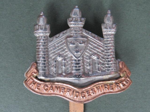 British Army The Cambridgeshire Regiment Cap Badge