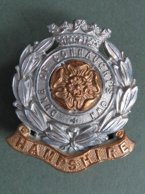 British Army WW1 Period 6th Battalion, The Hampshire Regiment Cap Badge