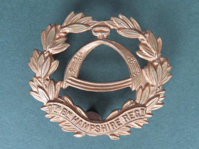 British Army 7th Battalion, The Hampshire Regiment Cap Badge