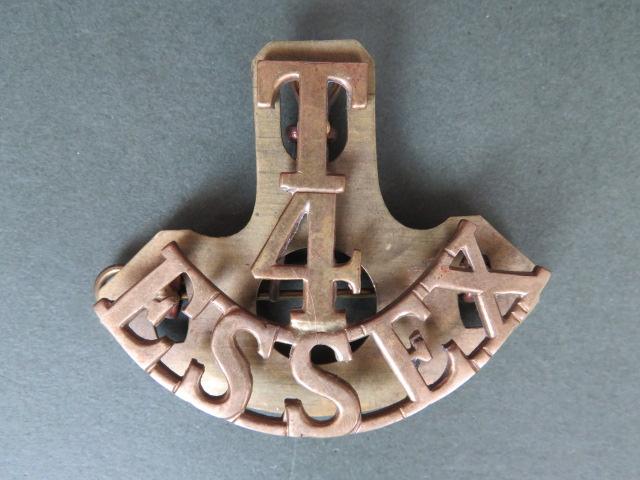 British Army 4th Territorial Battalion, The Essex Regiment Shoulder Title