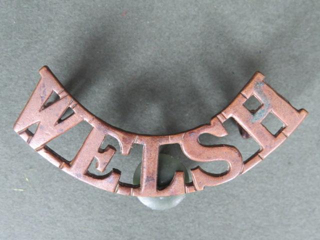 British Army The Welch Regiment Shoulder Title