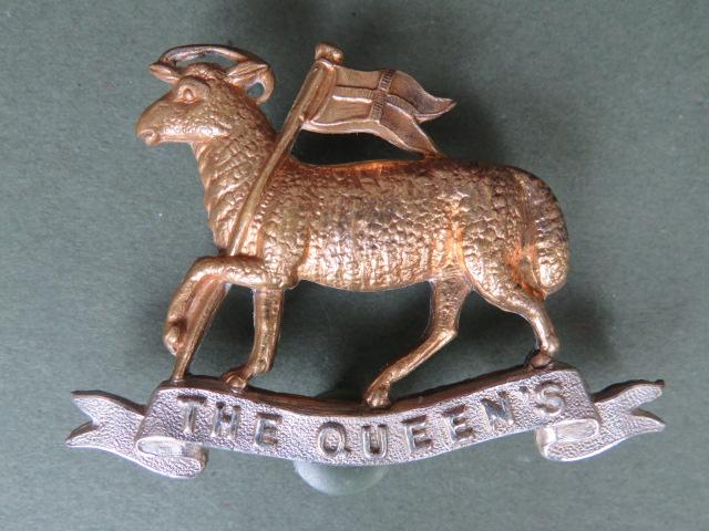 British Army The Queen's Royal Regiment (West Surrey) Cap Badge