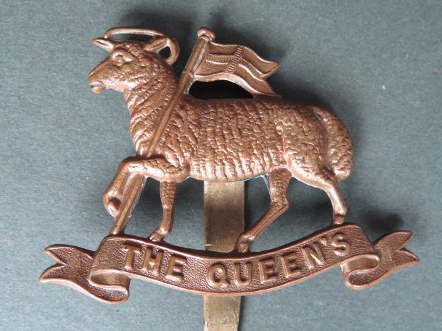 British Army WW1 The Queen's Royal Regiment (West Surrey) Cap Badge