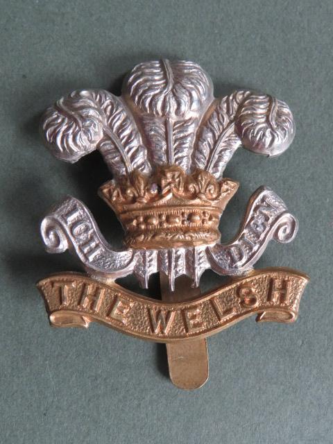 British Army The Welsh Regiment Cap Badge