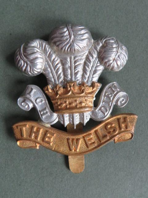 British Army The Welsh Regiment Cap Badge