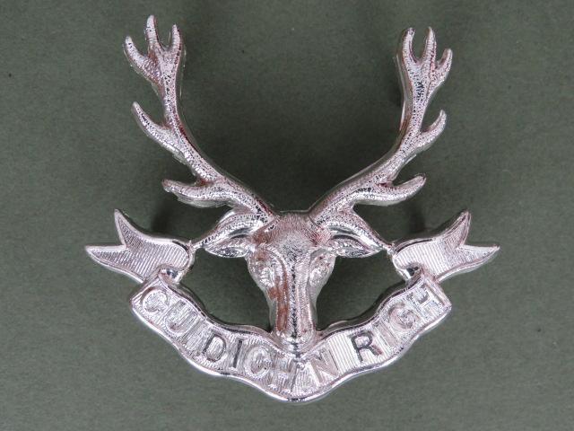 British Army The Seaforth Highlanders Glengarry Badge