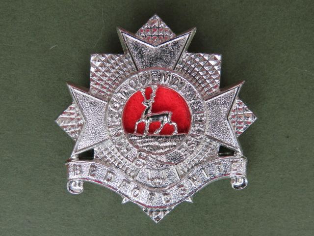 British Army The Bedfordshire Regiment Cap Badge