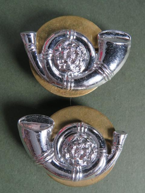 British Army The King's Own Yorkshire Light Infantry Collar Badges