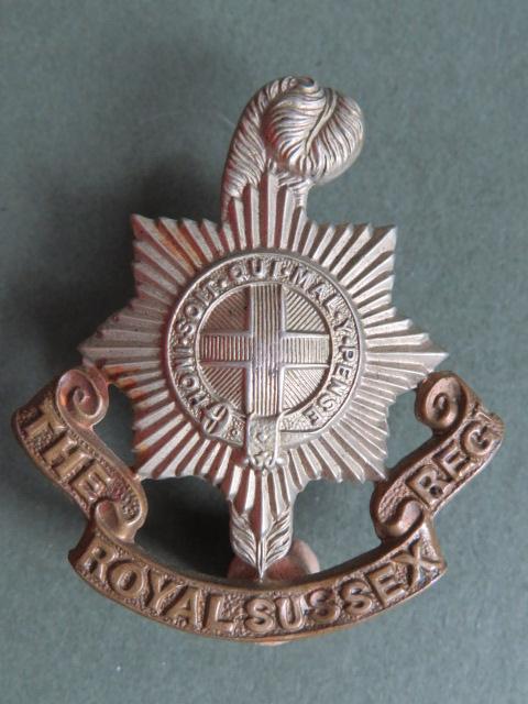 British Army The Royal Sussex Regiment Cap Badge