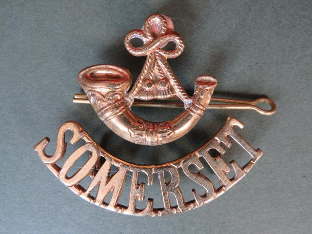 British Army The Somerset Light Infantry Shoulder Title & Bugle