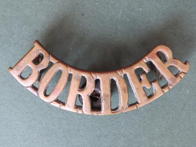 British Army The Border Regiment Shoulder Title