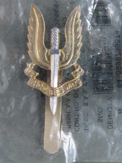British Army Special Air Service Cap Badge
