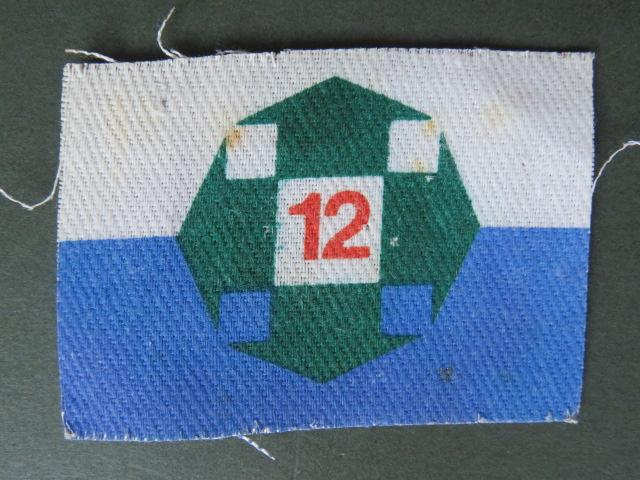 British Army Royal Signals Post WW2 12th Signal Group Sign