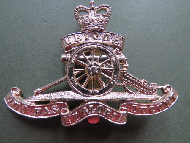 British Army Royal Artillery No1 & No2 Dress Cap Badge