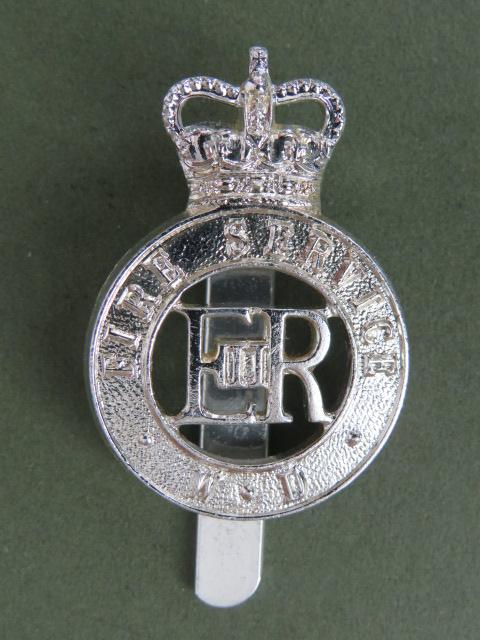 British Forces War Department Fire Service Cap Badge