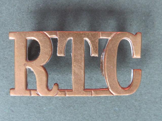 British Army Royal Tank Corps Shoulder Title