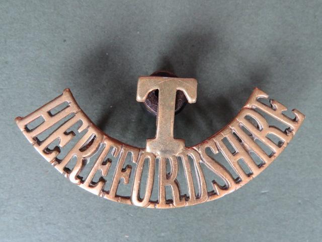 British Army Herefordshire Light Infantry  Shoulder Title