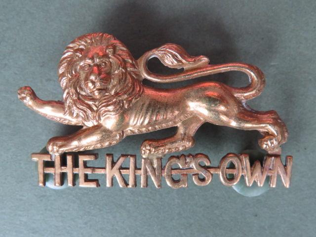 British Army 1897 Period The King's Own Royal Regiment (Lancaster) Cap Badge