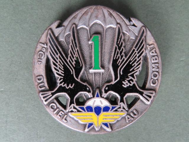 France Army 1st Company 1e R.C.P, (Parachute Infantry Regiment) Pocket Crest