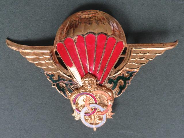 Laos Army Parachute Instructor Wings