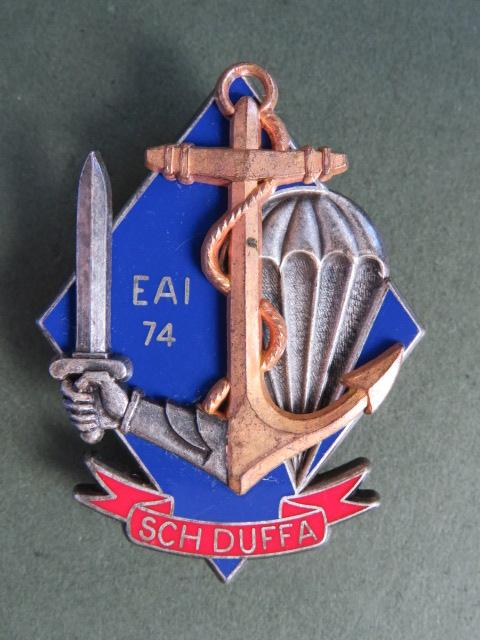 France Sergeant-chef Duffa, 74° Promotion ESOA EAI P Pocket Crest