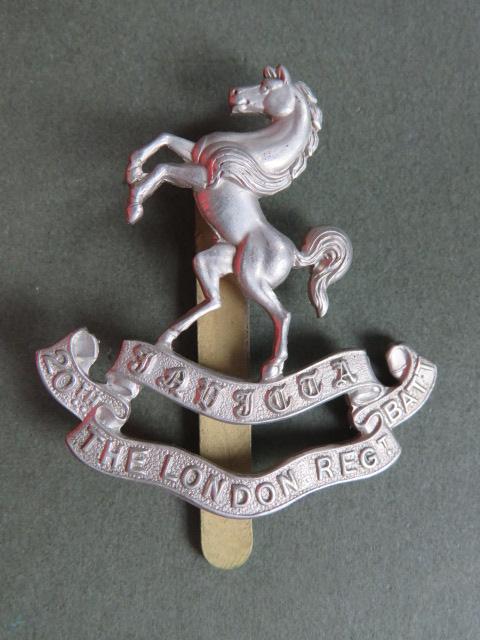 British Army 20th County of London Battalion (Blackheath and Woolwich) Cap Badge