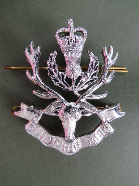 British Army The Queen's Own Highlanders (Seaforth and Camerons) Cap Badge
