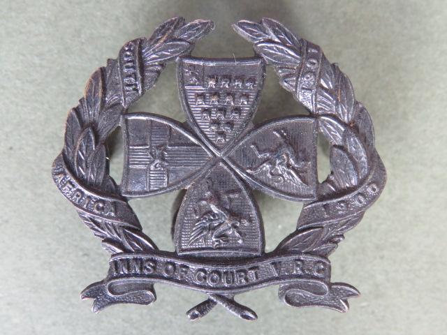 British Army WW1 Inns of Court Rifle Volunteer Corps Officer's Cap Badge