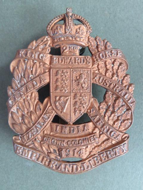 British Army The 2nd King Edwards Horse (The King's Overseas Dominions Regiment) Cap Badge