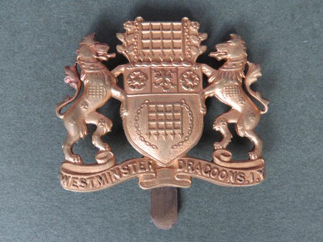 British Army The 2nd County of London (Westminster Dragoons) Imperial Yeomanry Cap Badge