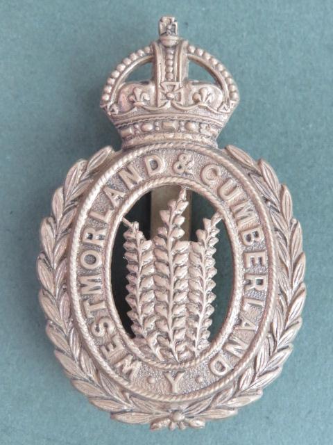 British Army Westmorland and Cumberland Yeomanry Cap Badge