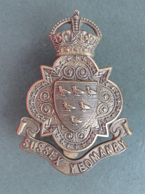 British Army The Sussex Yeomanry (Dragoons) Cap Badge