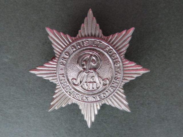 British Army EVIIR The Duke of Cambridge's Middlesex Yeomanry (Hussars) Cap Badge