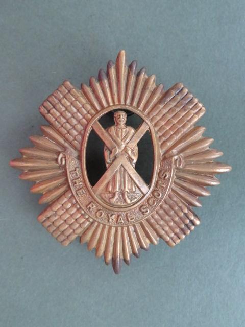 British Army WW1 Economy The Royal Scots Glengarry Badge