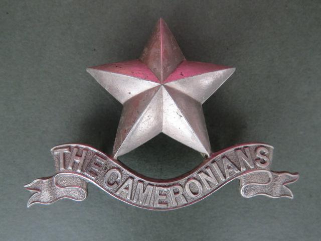 British Army The Cameronians (Scottish Rifles) Pipers Badge