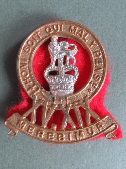 British Army 15th/19th King's Royal Hussars Post 1953 Cap Badge