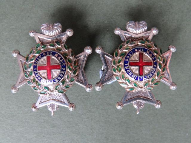 British Army The Royal Sussex Regiment Officer's Collar Badge