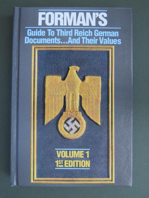 Formans Guide To Third Reich German Documents and Their Values