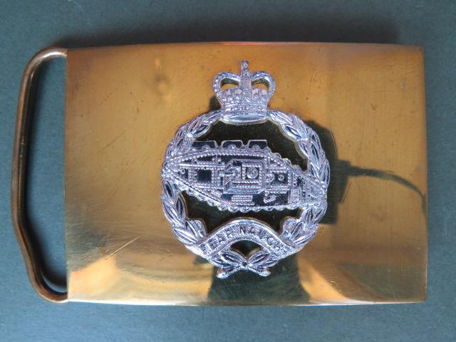 British Army Post 1953 Royal Tank Regiment Belt Plate & Badge
