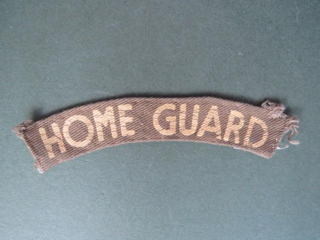 British Army WW2 Home Guard Shoulder Title