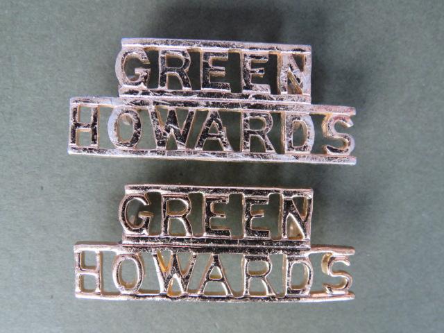 British Army The Green Howards Shoulder Titles