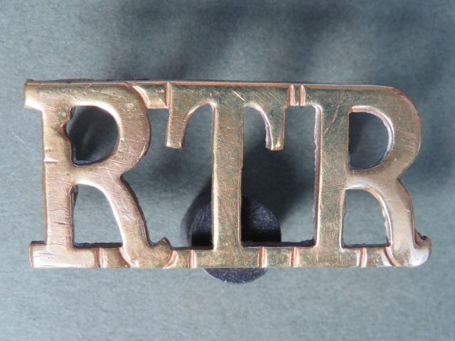 British Army Royal Tank Regiment Shoulder Title