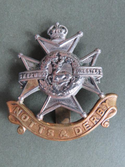 British Army Pre 1953 The Sherwood Foresters (Nottinghamshire & Derbyshire Regiment) Cap Badge