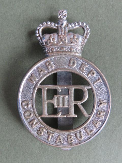 British EIIR War Department Constabulary Cap Badge