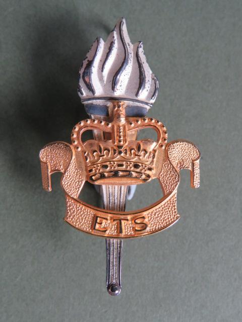 British Army Education and Training Service Officer's Cap Badge