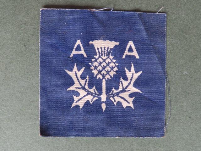 British Army WW2 Royal Artillery 3rd Anti-Aircraft Division Formation Sign