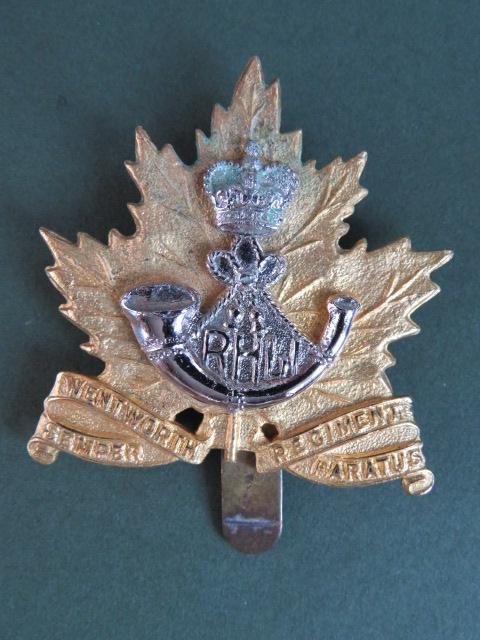 Canada Army The Royal Hamilton Light Infantry Cap Badge