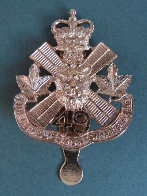 Canada Army The Loyal Edmonton Regiment Cap Badge